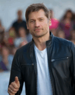 Nikolaj Coster-Waldau Black Leather Jacket - Image 5
