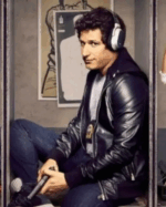Brooklyn Nine-Nine Detective Jake Peralta Leather Jacket - Image 3
