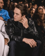 Robert Pattinson Trucker Leather Jacket - Image 2