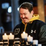 Shane Gillis Notre Dame Black Varsity Jacket - Image 3