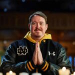 Shane Gillis Notre Dame Black Varsity Jacket - Image 2