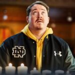 Shane Gillis Notre Dame Black Varsity Jacket