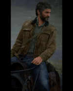 The Last of Us Part II Joel Miller Suede Jacket - Image 3