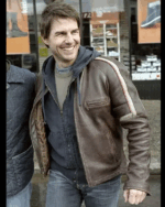 War of the Worlds Tom Cruise Leather Jacket - Image 5