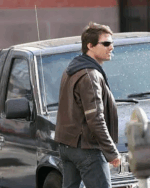 War of the Worlds Tom Cruise Leather Jacket - Image 4