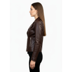 Real Leather Biker Jacket for Women - Image 5