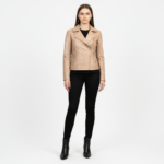 Real Leather Biker Jacket for Women - Image 16