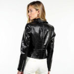 Real Leather Biker Jacket for Women - Image 18