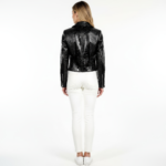 Real Leather Biker Jacket for Women - Image 20