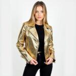 Real Leather Biker Jacket for Women - Image 26