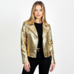 Real Leather Biker Jacket for Women - Image 29