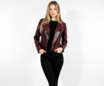 Real Leather Biker Jacket for Women - Image 4