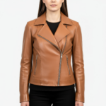 Real Leather Biker Jacket for Women - Image 11