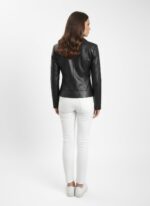 Real Leather Biker Jacket for Women - Image 12