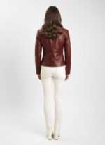 Real Leather Biker Jacket for Women - Image 3