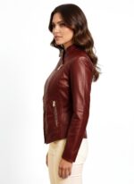 Real Leather Biker Jacket for Women - Image 2