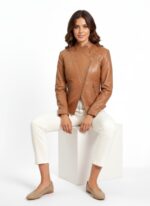 Real Leather Biker Jacket for Women - Image 6