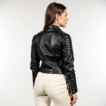 Real Leather Biker Jacket for Women - Image 5