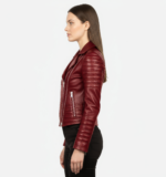Real Leather Biker Jacket for Women - Image 12