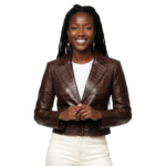 Real Leather Blazer for Women - Image 21