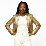 Real Leather Blazer for Women - Image 27