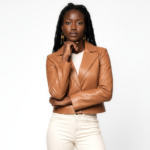 Real Leather Blazer for Women - Image 14