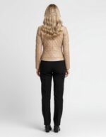 Quilted Real Leather Jacket for Women - Image 16