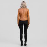 Women's Real Quilted Leather Jacket - Image 2