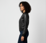 Real Leather Bomber Jacket for Women - Sasha - Image 7