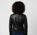 Real Leather Bomber Jacket for Women - Sasha - Image 6