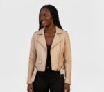 Real Leather Moto Jacket for Women - Image 16