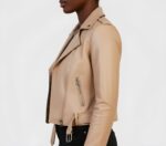 Real Leather Moto Jacket for Women - Image 17