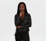 Real Leather Moto Jacket for Women - Image 8