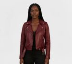 Real Leather Biker Jacket for Women - Image 12