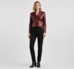 Women's Authentic Leather Blazer - Image 15
