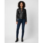 Women's Real Leather Cafe Racer Jacket - Lauren - Image 7