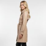Real Leather Trench Coat for Women - Image 3