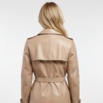 Real Leather Trench Coat for Women - Image 2