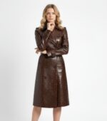 Real Leather Trench Coat for Women - Image 26