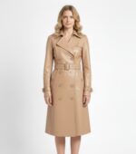 Real Leather Trench Coat for Women - Image 18