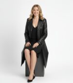 Real Leather Trench Coat for Women - Image 11