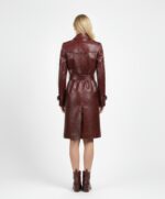 Real Leather Trench Coat for Women - Image 28