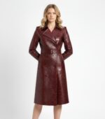 Real Leather Trench Coat for Women - Image 30