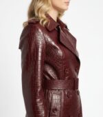 Real Leather Trench Coat for Women - Image 29