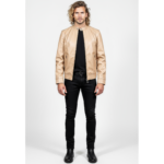Men's Real Leather Racer Jacket - Image 20