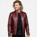 Men's Real Leather Racer Jacket