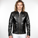 Men's Real Leather Jacket - Image 4