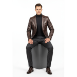 Real Leather Blazer for Men - Image 6