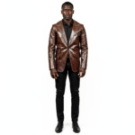 Real Leather Blazer for Men - Image 23