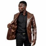 Real Leather Blazer for Men - Image 22